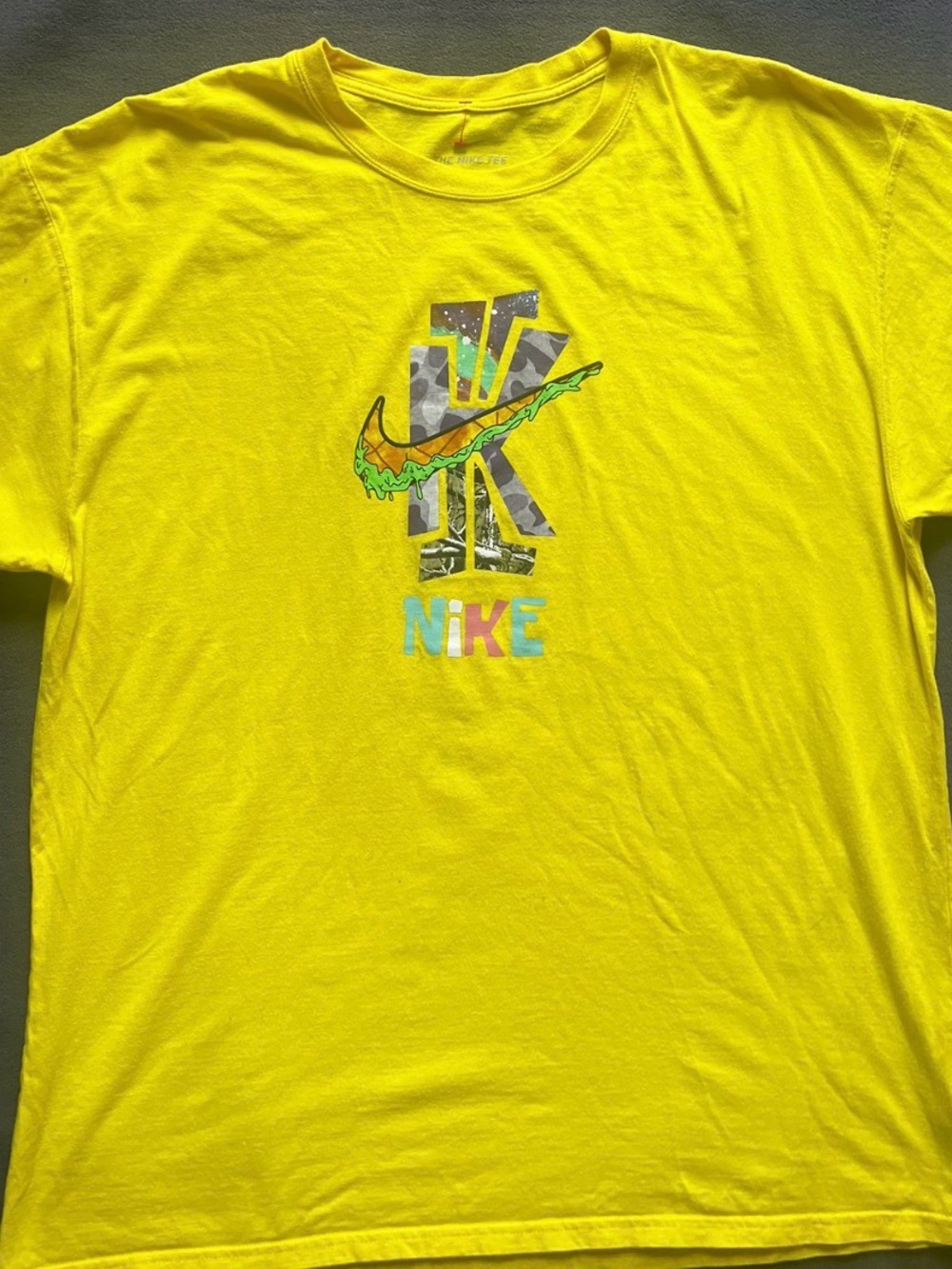 Nike Kids' Bright Yellow Graphic T-Shirt